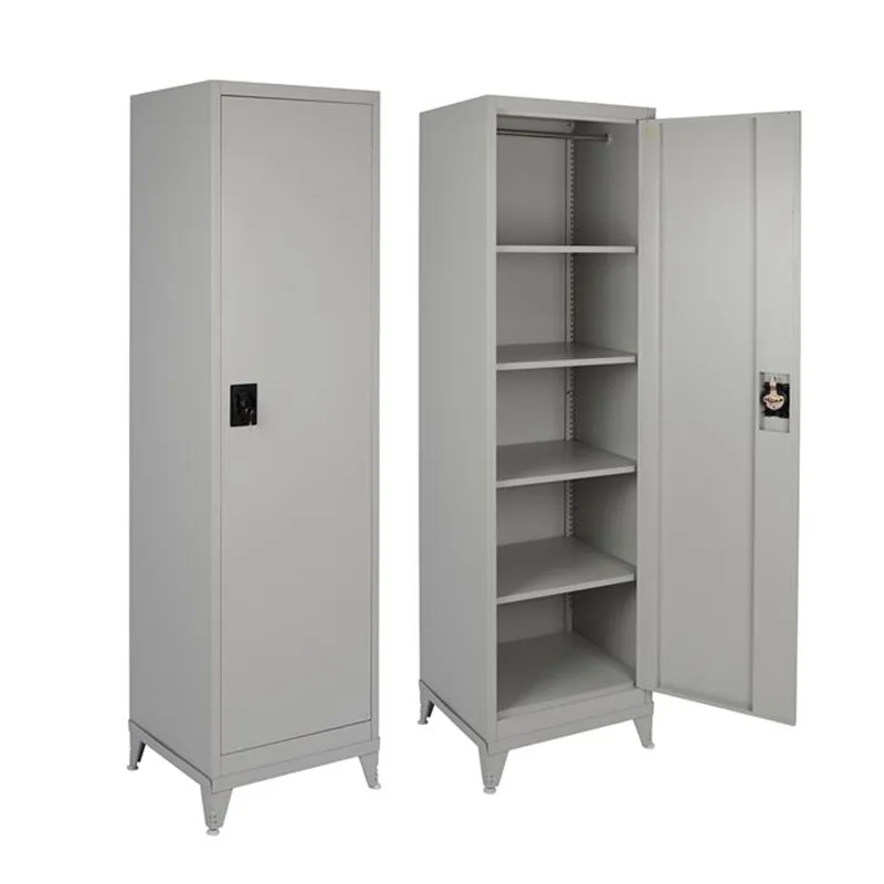 Μεταλλική Ντουλάπα 1Φ 50x45x191cm - 4 Ράφια και Ρυθμιζόμενα Πόδια - 5 Αποθηκευτικοί Χώροι